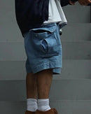 TNF PURPLE LABEL Webbing Belt Denim Cargo Shorts NT4308N 港口工廠