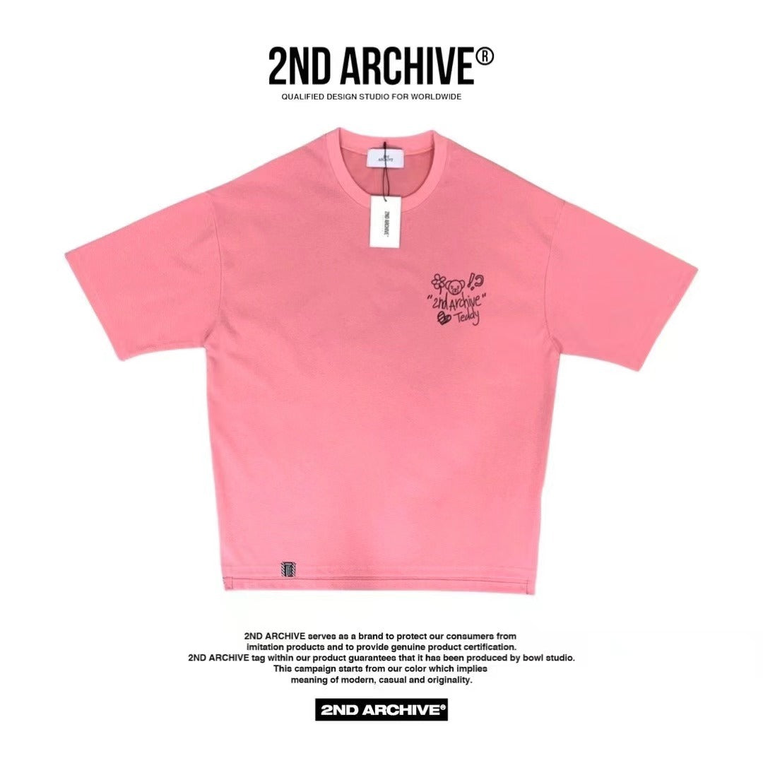 【一口價$277/件】🇰🇷韓國直送🇰🇷 2ND ARCHIVE Art Bear Tee - 4 Color APM 537 BOWL