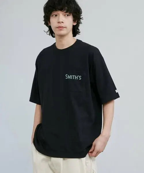 日本直送SMITH'S Bespoke Logo Print Pocket Tee