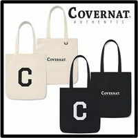 【一口價$256/個】韓國連線🇰🇷 韓國直送 COVERNAT Logo Canvas Tote Bag (大廠)
