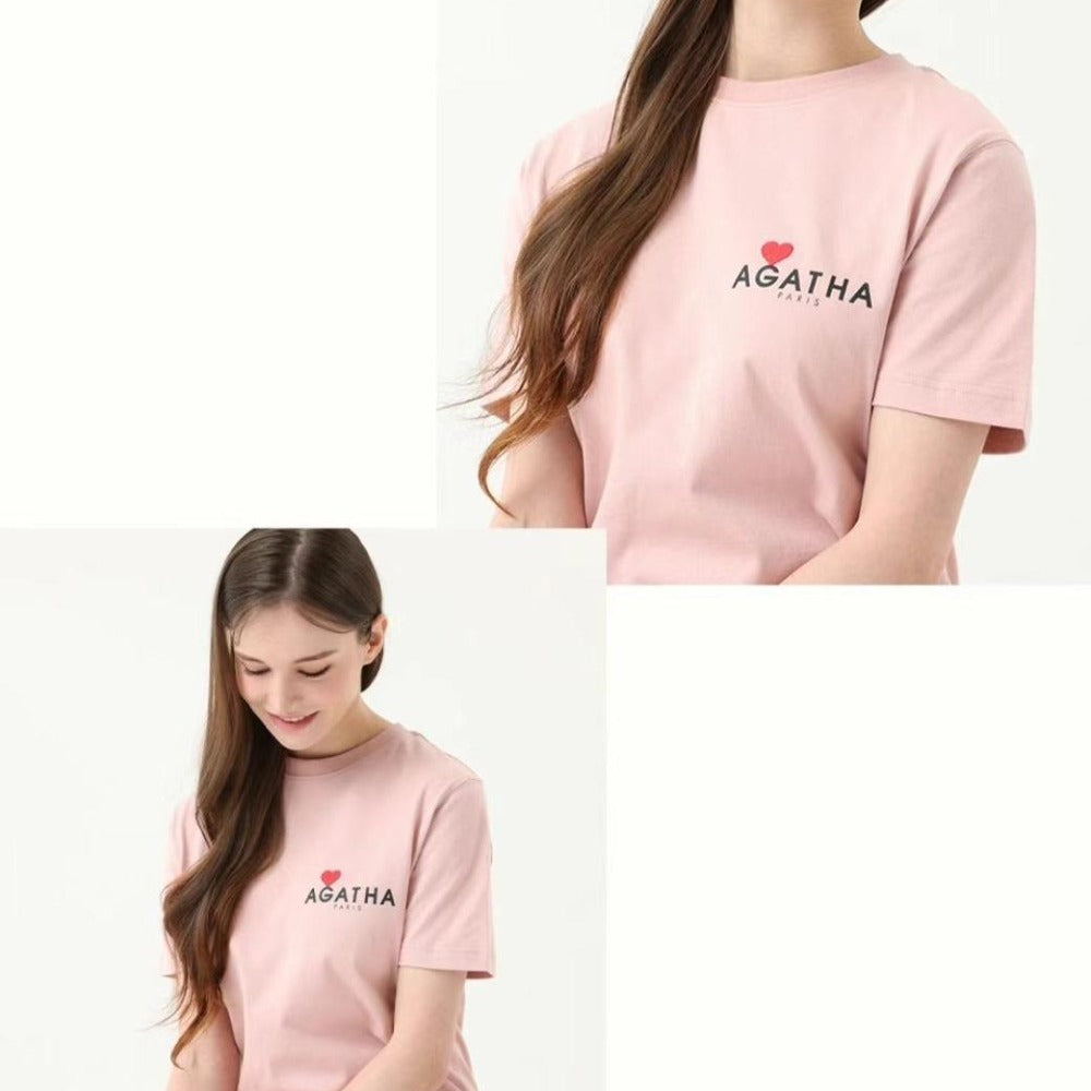 Agatha 50th Anniversary Pink Special Edition Short Sleeves Directly from Korea 