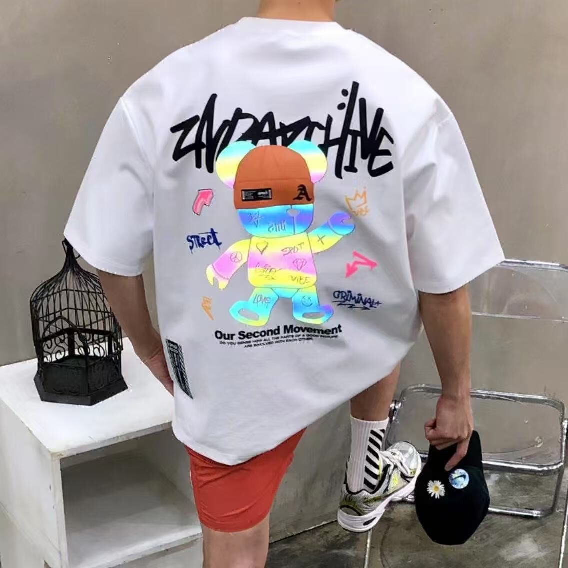 韓國直送 2ND ARCHIVE Tattoo Beanie Bear Tee