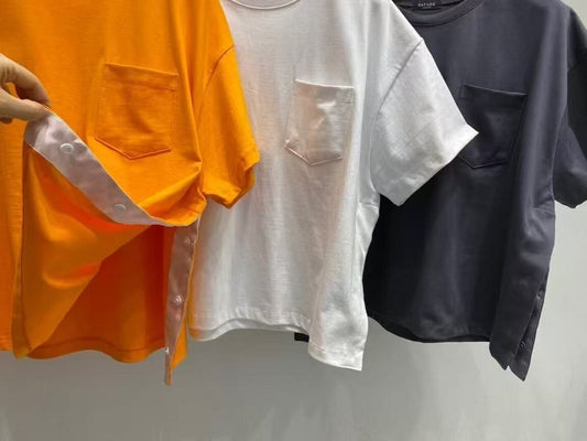 韓國直送Pocketed Casual Tee