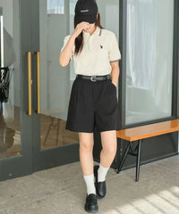 日本直送USPOLO Line Polo Shirt WEGO LADY'S