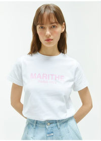 韓國直送Marithe Regular  Logo Tee Nya醬外貿服飾 (大廠)