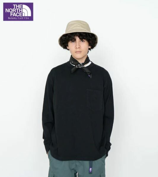 TNF PURPLE 7oz Long Sleeve Pocket Tee -6 Color Jiyan store