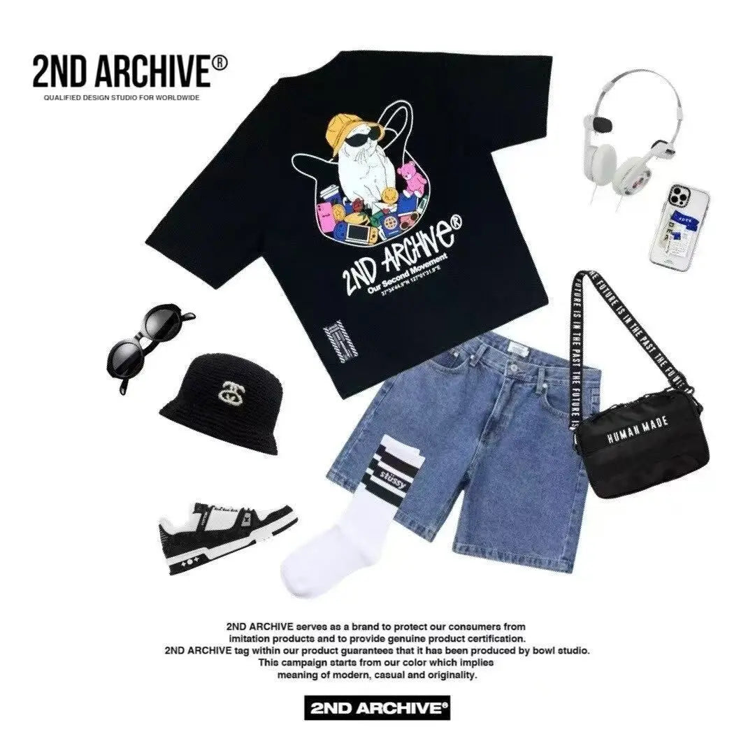 韓國直送🇰🇷 2ND ARCHIVE Vinyl Cat T-shirt APM 537 BOWL