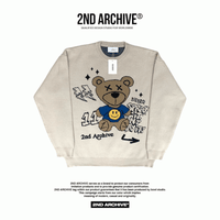 【一口價$408/件】🇰🇷韓國直送🇰🇷 2ND ARCHIVE Thunder Bear Jacquard Knit Sweater 2ND ARCHIVE