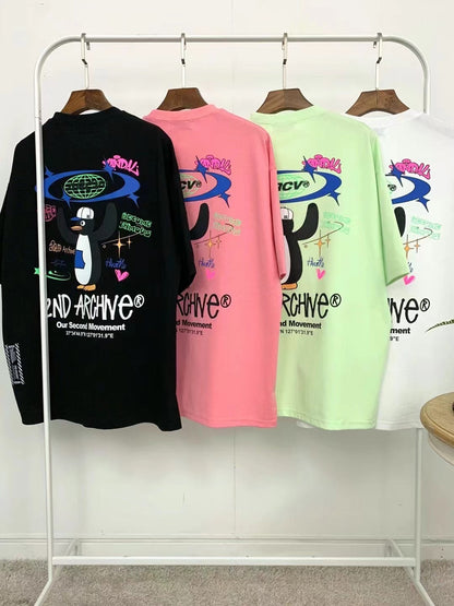 【一口價$298/件】🇰🇷韓國直送🇰🇷 2ND ARCHIVE Penguin T-shirt -4 Color APM 537 BOWL