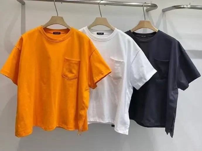韓國直送Pocketed Casual Tee