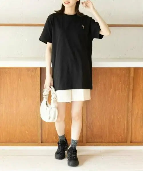 日本直送🌟 U.S. POLO ASSN Unisex Polo Logo Embroidered Tee 🌟 SETUP7