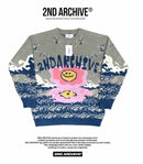 【一口價$325/件】🇰🇷韓國直送🇰🇷 2ND ARCHIVE Smile Knit Sweater 💜 20Mysterios23 💜