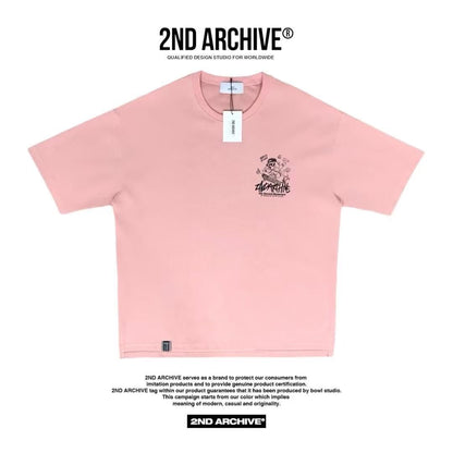 韓國直送 2ND ARCHIVE Board Beagle Crayon Tee