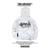 韓國直送🇰🇷 2ND ARCHIVE SG Logo Two Way Hood Zip-up 2ND ARCHIVE