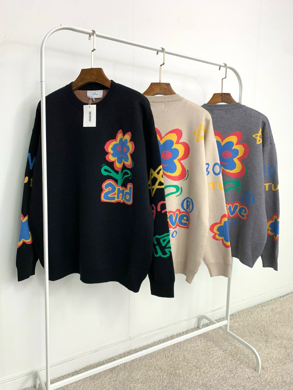 韓國直送🇰🇷 2ND ARCHIVE Studio Flower Knit Sweater