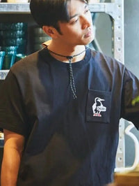CHUMS 別注 Booby Bird Knit Pocket T-shirt Nya醬外貿服飾 (大廠)227086＃89