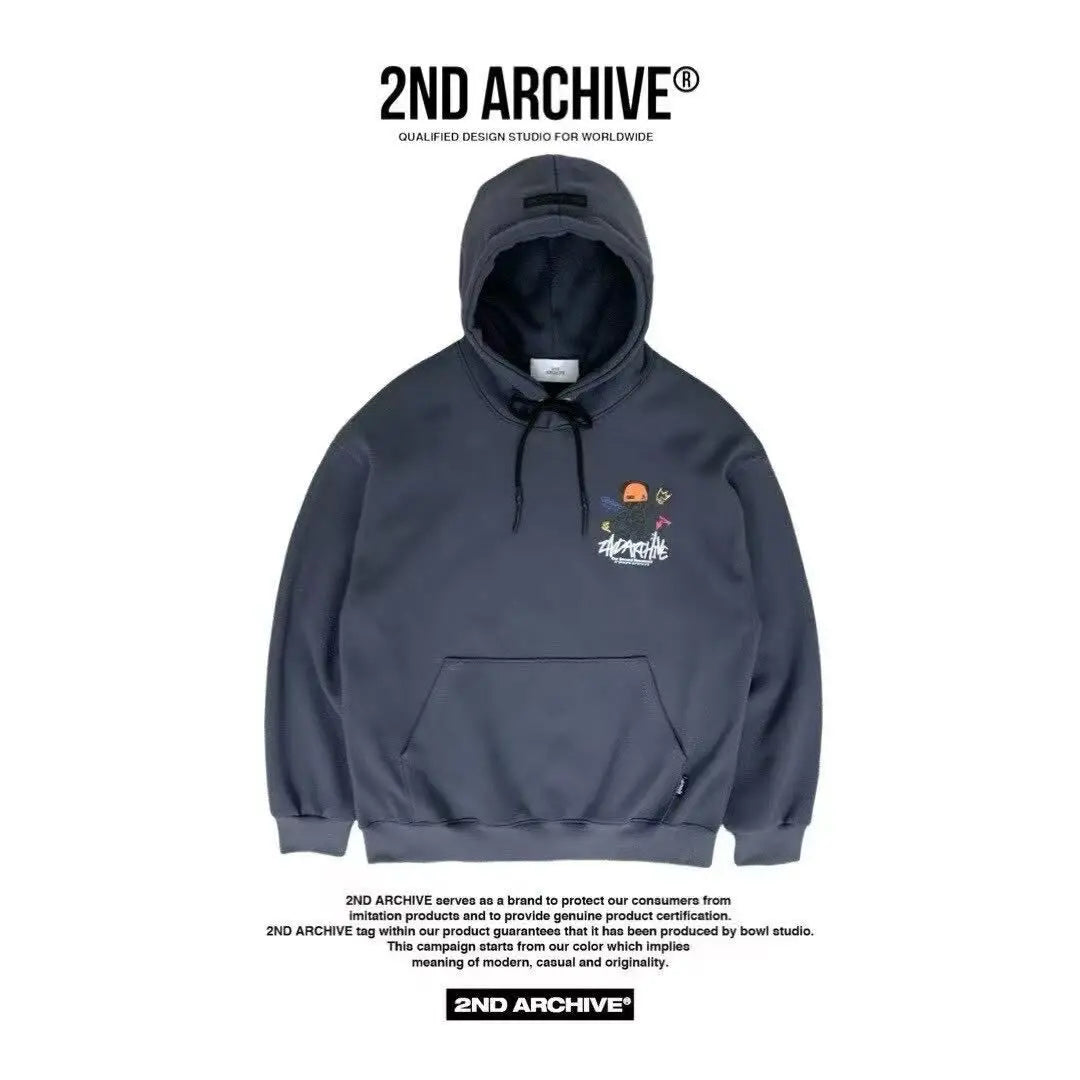 韓國直送🇰🇷 2ND ARCHIVE Tattoo Beanie Bear Hoodies 2ND ARCHIVE