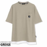 日本直送 Kangol Layered Waffle Tee Rode Crown(Rakuten Fashion)