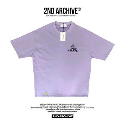 【一口價$277/件】🇰🇷韓國直送🇰🇷 2ND ARCHIVE Crayon Cat Short Sleeve Tee - 4 Color