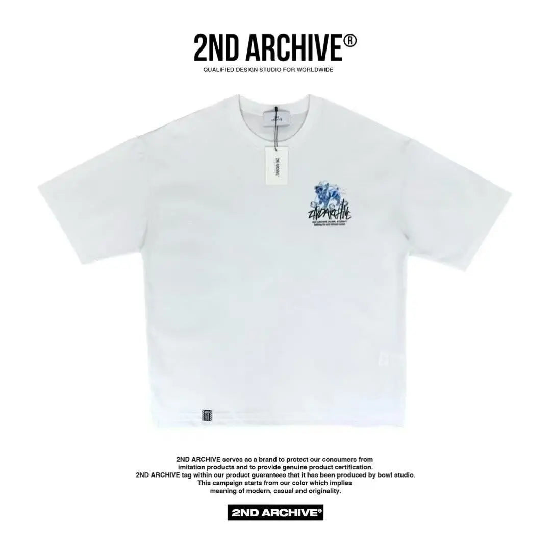 韓國直送 2ND ARCHIVE Ice bulldogr  T-shirt - 4 Color APM 537 BOWL