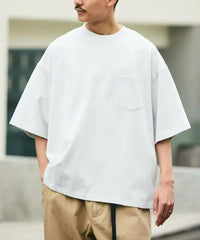 日本直送9 oz Heavyweight Big Silhouette Crew Neck Pocket T-shirt FREAK'S STORE(Rakuten Fashion)