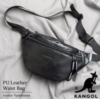 日本直送Kangol PU Leather Waist Bag kangol (Rakuten)