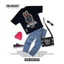 【一口價$277/件】🇰🇷韓國直送🇰🇷 2ND ARCHIVE V Finger Tee -3 Color APM 537 BOWL