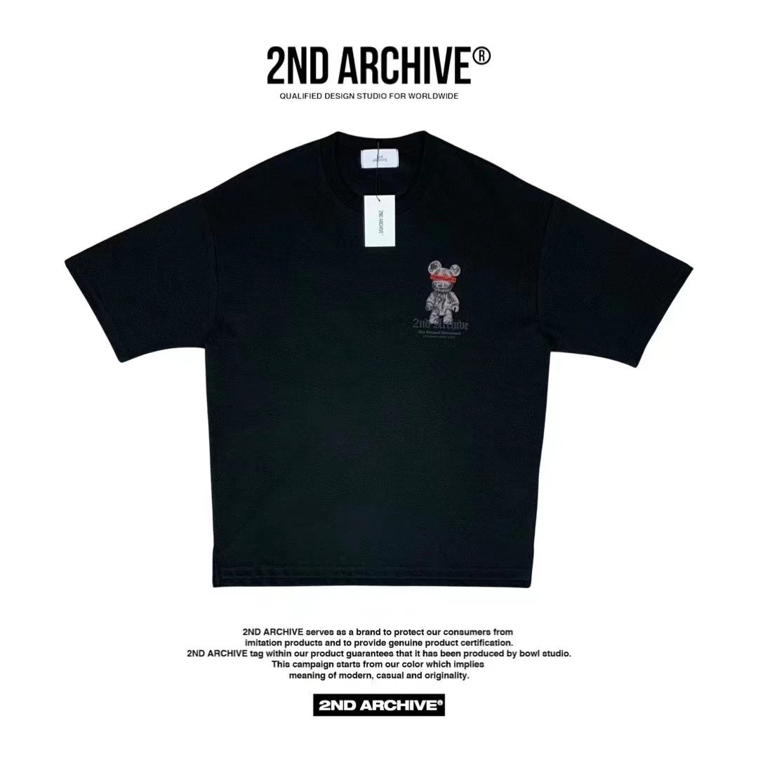 【一口價$277/件】🇰🇷韓國直送🇰🇷 2ND ARCHIVE Captured Bear T-shirt - 3 Color APM 537 BOWL