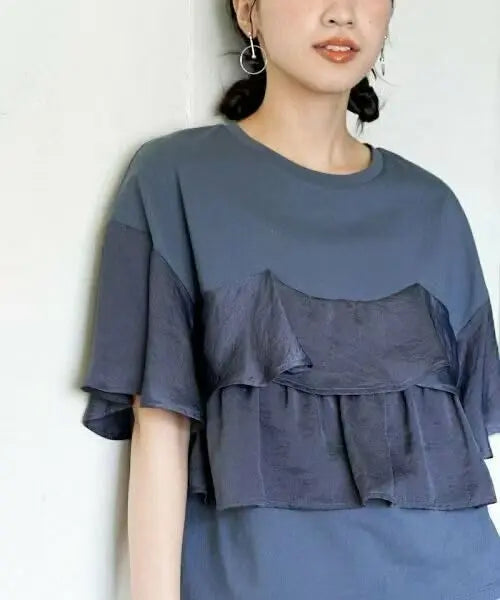 日本直送Bustier Style Layered Ruffle Short Sleeve Tops FREAK'S STORE(Rakuten Fashion)