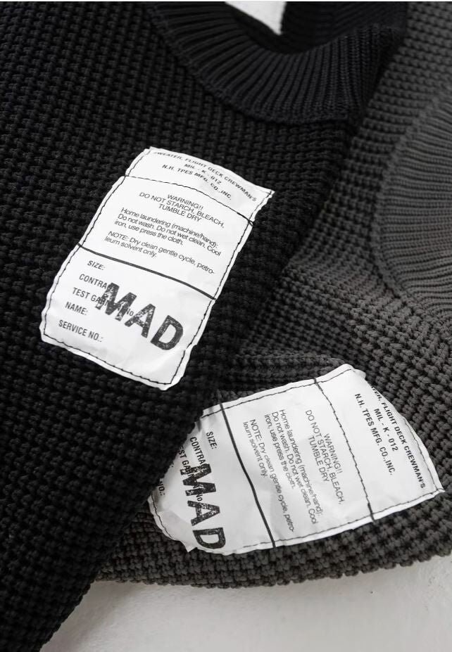 N.HOOLYWOOD × MADNESS WAFFLE KNIT