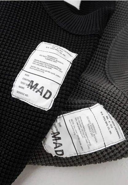 N.HOOLYWOOD × MADNESS WAFFLE KNIT