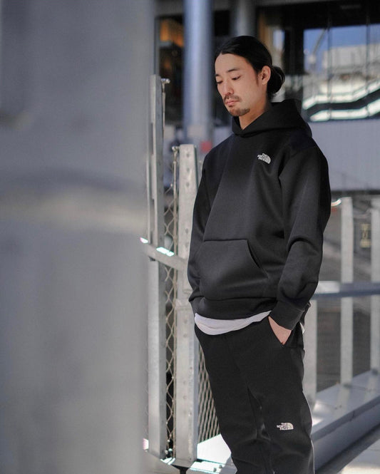 TNF Tech Air Sweat Wide Hoodie輕量化機能保暖速乾連帽衛衣 *現得黑色S*