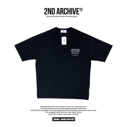 【一口價$277/件】🇰🇷韓國直送🇰🇷 2ND ARCHIVE Statue 3D embroidery T-shirt- 3 Color APM 537 BOWL