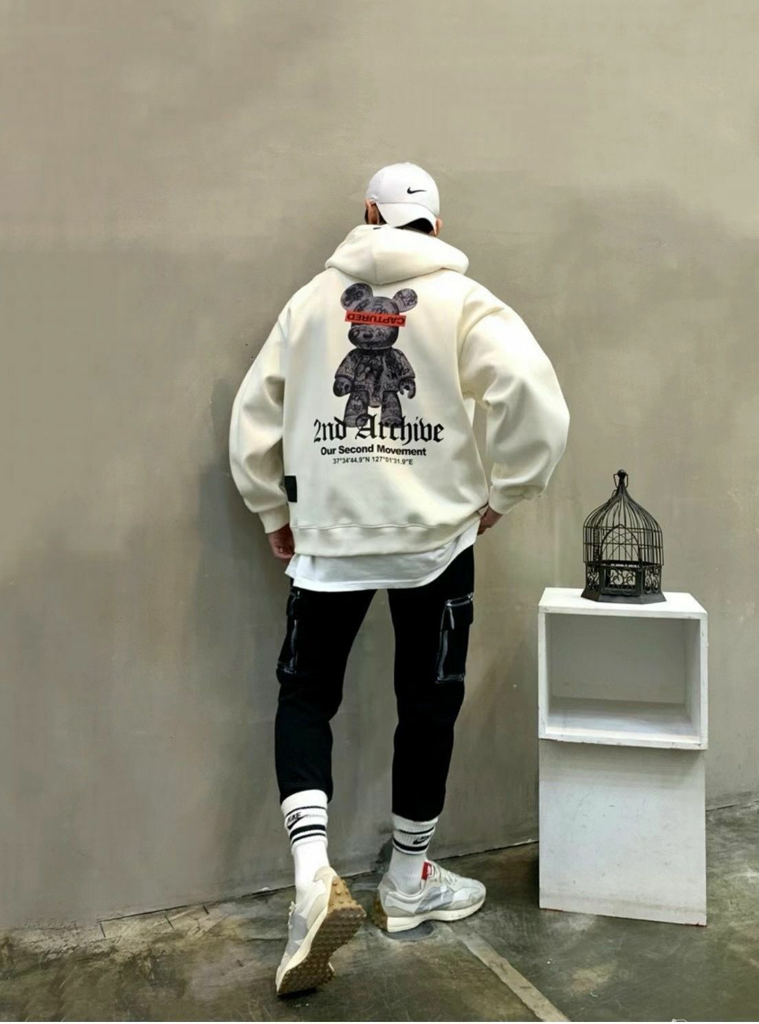【一口價$390/件】🇰🇷韓國直送🇰🇷 2ND ARCHIVE Captured Bear Hoodies 2ND ARCHIVE