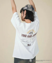 日本直送TOM and JERRY Graphic Tee WEGO LADY'S