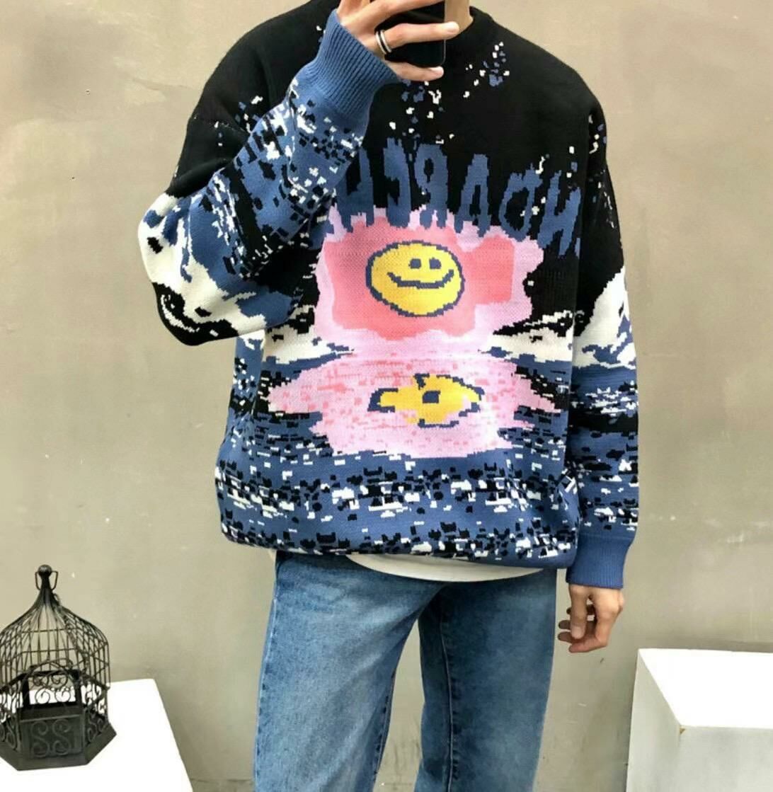 【一口價$325/件】🇰🇷韓國直送🇰🇷 2ND ARCHIVE Smile Knit Sweater 💜 20Mysterios23 💜