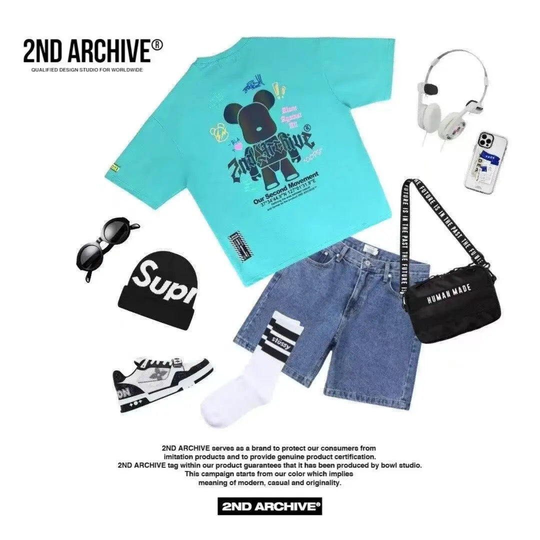 韓國直送 2ND ARCHIVE Thunderbrick Scotch Tee HLY & CHOCCICO