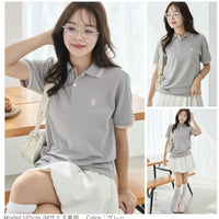 日本直送USPOLO Line Polo Shirt WEGO LADY'S