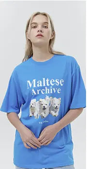韓國直送Waikei Maltese Maltese Archive Short Sleeve T-shirt OIOI 線上