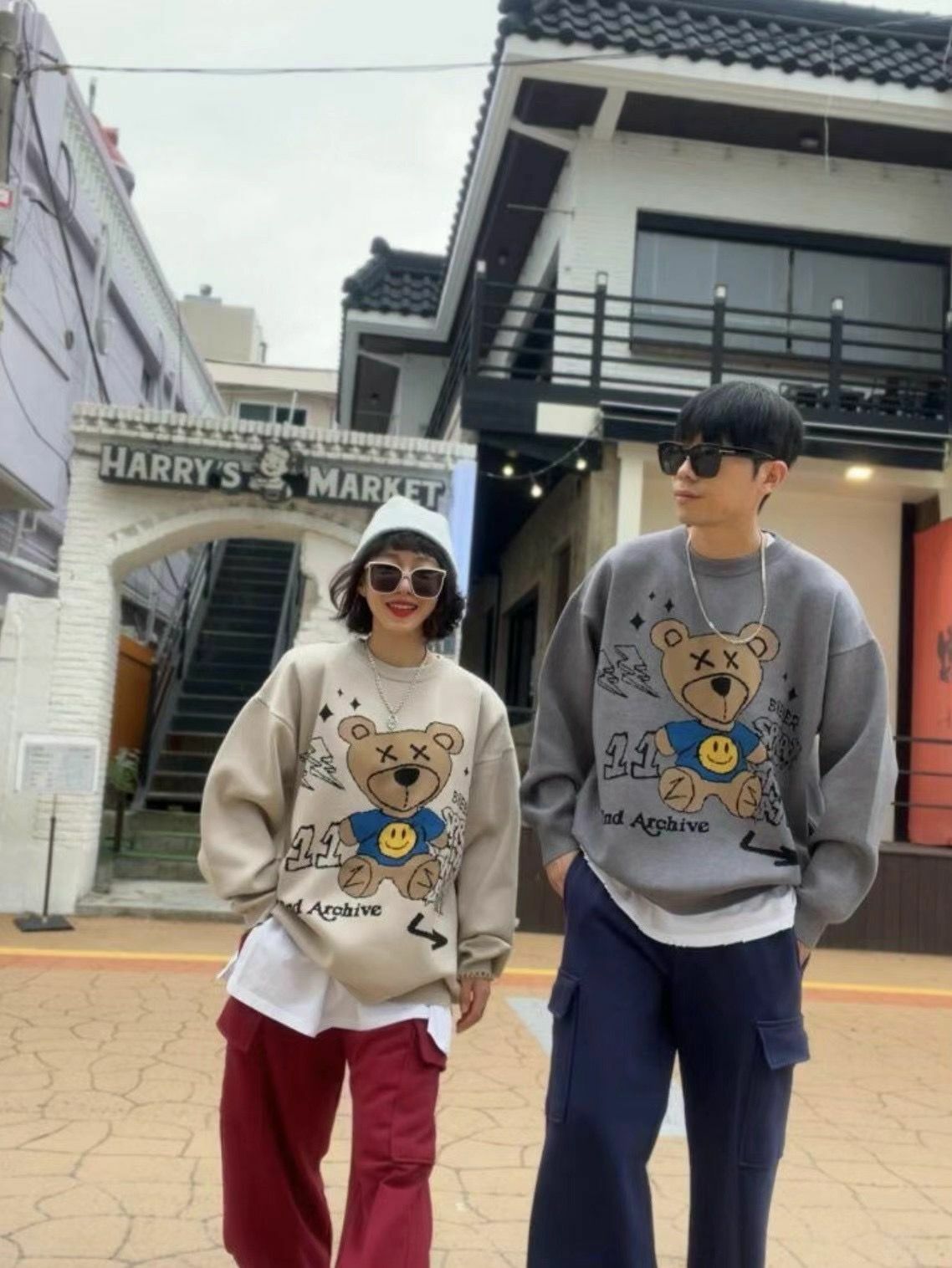 【一口價$408/件】🇰🇷韓國直送🇰🇷 2ND ARCHIVE Thunder Bear Jacquard Knit Sweater 2ND ARCHIVE