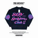 【一口價$399/件】🇰🇷韓國直送🇰🇷 2ND ARCHIVE Stay Gonden Club Jacquard Knit Sweater 2ND ARCHIVE