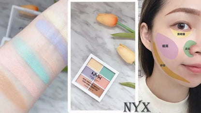 【一口價$135/盒】🎨NYX 6色多功能遮瑕調色盤 9g - HLY & CHOCCICO