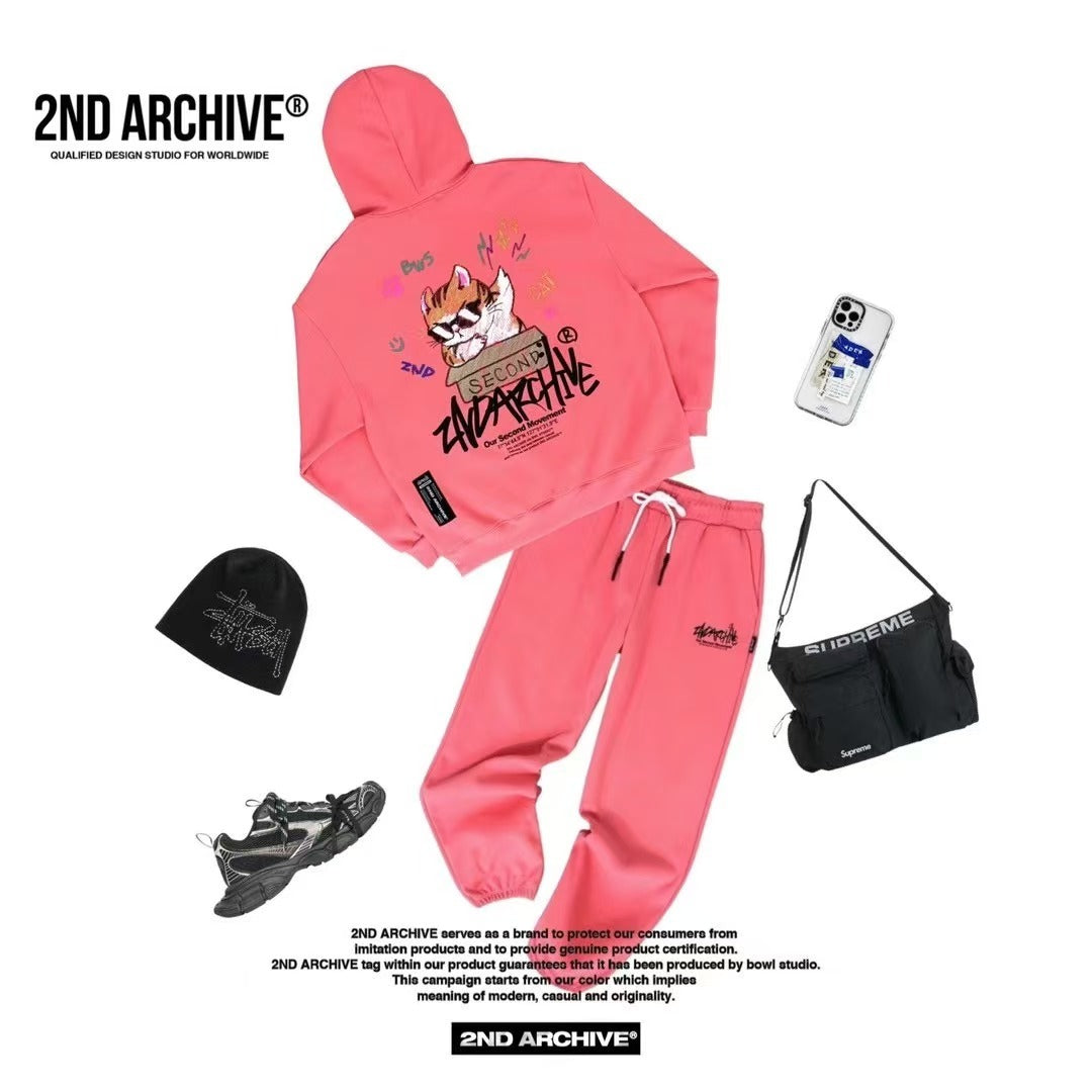 韓國直送🇰🇷 2ND ARCHIVE Box Cat Hoodie 2ND ARCHIVE