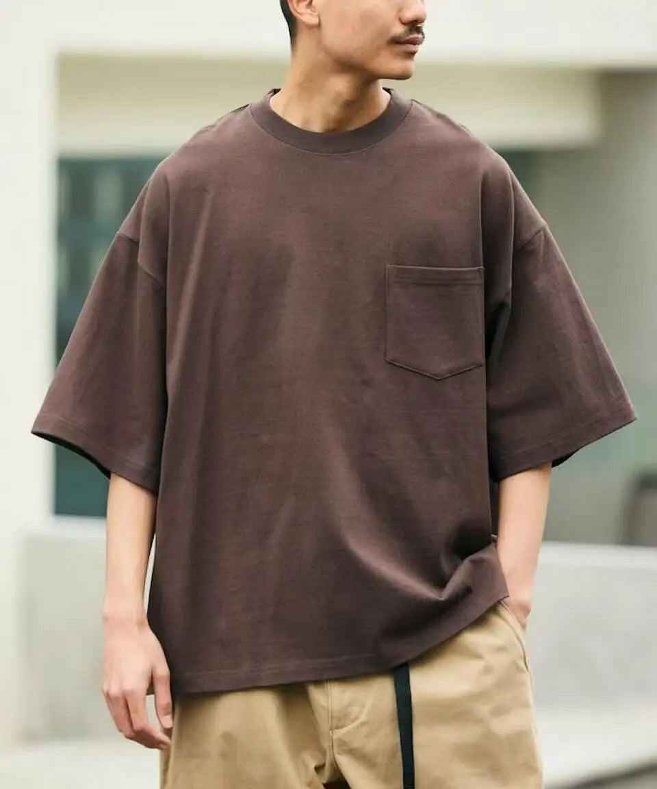 日本直送9 oz Heavyweight Big Silhouette Crew Neck Pocket T-shirt FREAK'S STORE(Rakuten Fashion)