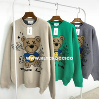 【一口價$408/件】🇰🇷韓國直送🇰🇷 2ND ARCHIVE Thunder Bear Jacquard Knit Sweater 2ND ARCHIVE