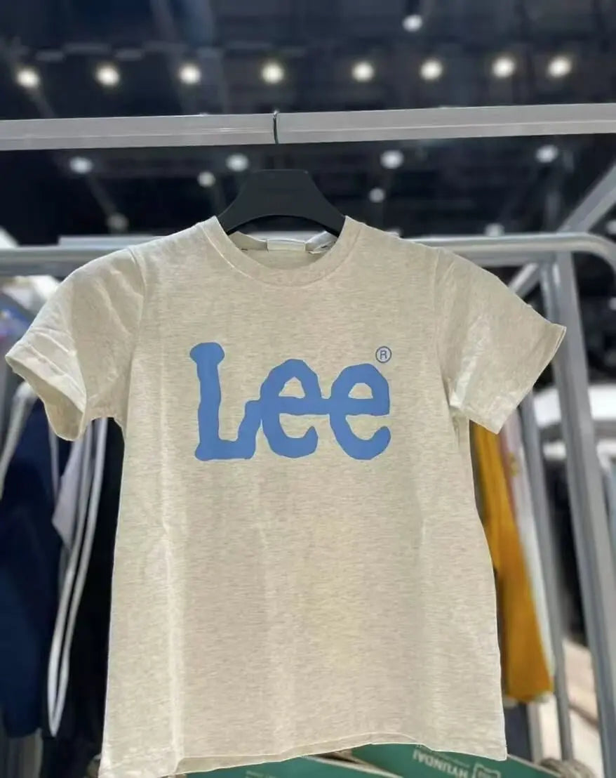 韓國直送Lee Big Twitch Logo Tee 短款/ 鬆身款 韩国大熊