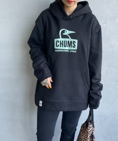 CHUMS BOOBY FACE logo print sweatshirt hoodie 連帽衛衣