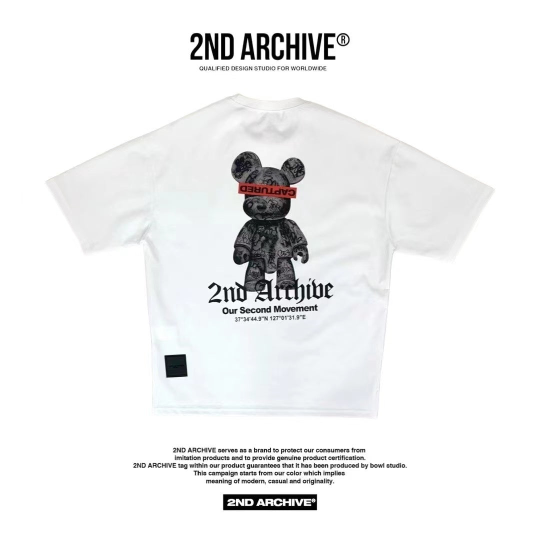【一口價$277/件】🇰🇷韓國直送🇰🇷 2ND ARCHIVE Captured Bear T-shirt - 3 Color APM 537 BOWL