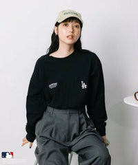 MLB Pocket Long Sleeve T-Shirt Nya醬外貿服飾 (大廠)