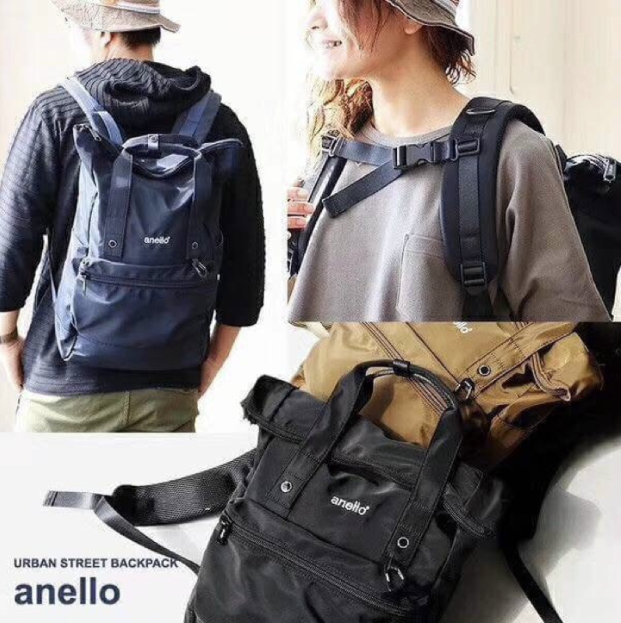 【一口價$288/個】日本🇯🇵Anello urban street 前折式防水背囊 |大容量|折蓋式| 輕重量| 防水| (大廠)